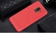 Samsung Galaxy A8 (2018) Geborsteld TPU Hoesje Rood afbeelding 2