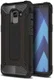 Samsung Galaxy A8 (2018) Robuust Hybride Hoesje Zwart afbeelding 1