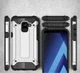 Samsung Galaxy A8 (2018) Robuust Hybride Hoesje Zwart afbeelding 8