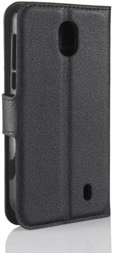 Nokia 1 Hoesje met Kaarthouder Zwart afbeelding 4