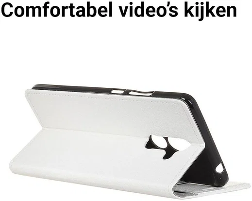 Nokia 7 Plus Portemonnee Hoesje Wit afbeelding 4