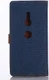Sony Xperia XZ2 Denim Portemonnee Hoesje Blauw afbeelding 3