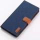 Sony Xperia XZ2 Denim Portemonnee Hoesje Blauw afbeelding 7