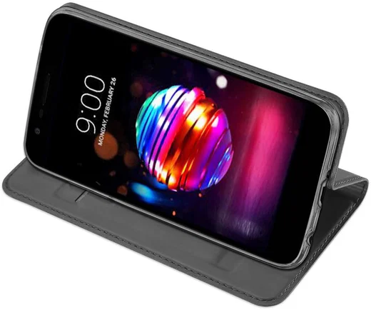 Dux Ducis Premium Book Case LG K11 Hoesje Zwart afbeelding 4