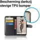 Huawei P20 Hoesje met Kaarthouder Zwart afbeelding 3
