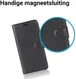 Huawei P20 Hoesje met Kaarthouder Zwart afbeelding 4