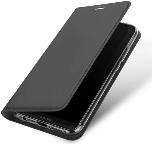 Dux Ducis Huawei P20 Lite Premium Bookcase Hoesje Grijs afbeelding 1