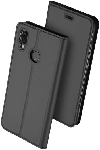 Dux Ducis Huawei P20 Lite Premium Bookcase Hoesje Grijs afbeelding 6