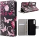 Huawei P20 Pro Portemonnee Hoesje Print Roze Vlinders afbeelding 7