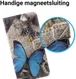 Huawei P20 Pro Portemonnee Hoesje Print Blauwe Vlinders afbeelding 4