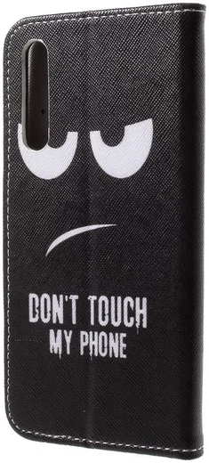 Huawei P20 Pro Portemonnee Hoesje Print Don't Touch My Phone afbeelding 8