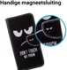 Huawei P20 Pro Portemonnee Hoesje Print Don't Touch My Phone afbeelding 4