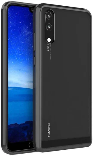 Huawei P20 Hoesje Armor Backcover Zwart afbeelding 1