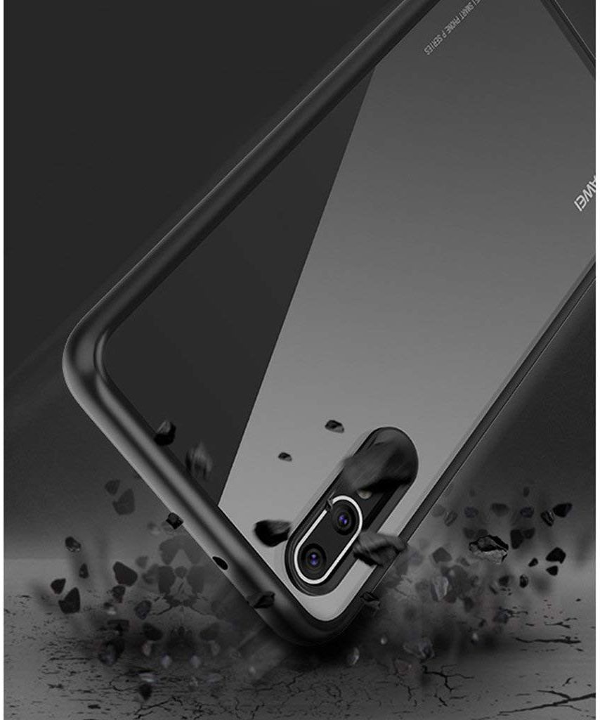 Huawei P20 Pro Hoesje Armor Backcover Zwart afbeelding 2