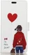 Motorola Moto G6 Plus Portemonnee Hoesje Print Hartballon afbeelding 1