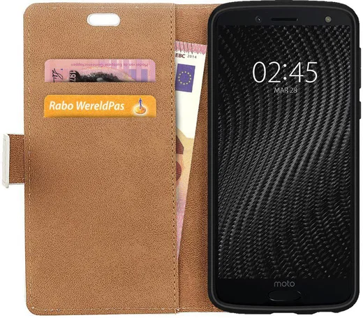 Motorola Moto G6 Plus Portemonnee Hoesje Print Hartballon afbeelding 2