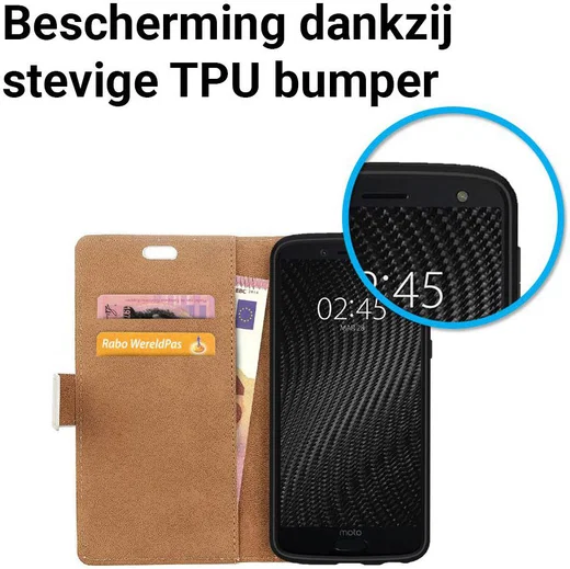 Motorola Moto G6 Plus Portemonnee Hoesje Print Hartballon afbeelding 6