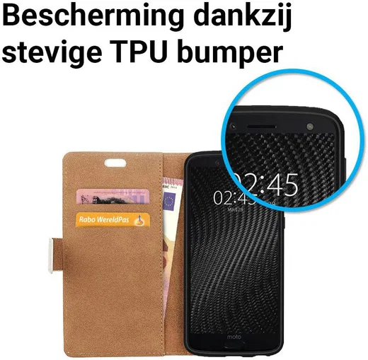 Motorola Moto G6 Plus Portemonnee Hoesje Print Uilen afbeelding 6