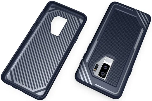 Samsung Galaxy S9 Plus TPU Hoesje Extra Grip Blauw afbeelding 6