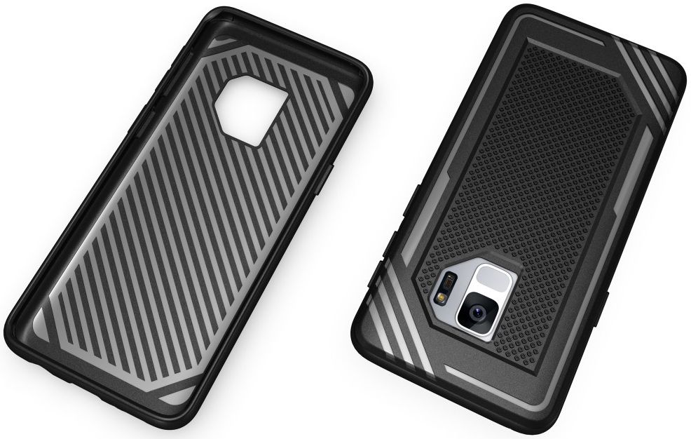 Samsung Galaxy S9 TPU Hoesje Extra Grip Zwart afbeelding 11