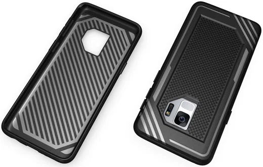 Samsung Galaxy S9 TPU Hoesje Extra Grip Zwart afbeelding 11