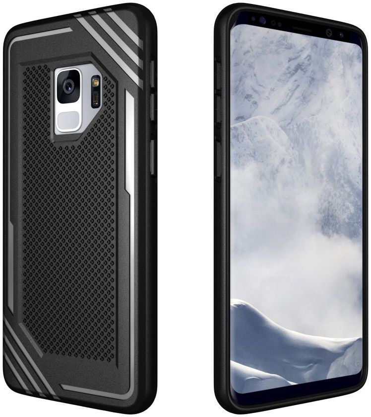 Samsung Galaxy S9 TPU Hoesje Extra Grip Zwart afbeelding 12