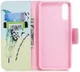 Huawei P20 Portemonnee Hoesje met Veer Print afbeelding 11