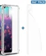 IMAK Huawei P20 Hoesje TPU met Screenprotector Transparant afbeelding 1