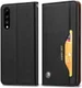 Huawei P20 Luxe Portemonnee Hoesje Zwart afbeelding 1