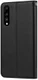 Huawei P20 Luxe Portemonnee Hoesje Zwart afbeelding 3