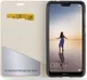 Huawei P20 Lite Linnen Textuur Flip Hoesje Grijs afbeelding 3
