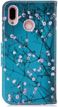 Huawei P20 Lite Portemonnee Hoesje met Winter Print