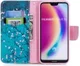 Huawei P20 Lite Portemonnee Hoesje met Winter Print afbeelding 2