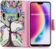 Huawei P20 Lite Portemonnee Hoesje met Tree Print afbeelding 2