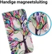 Huawei P20 Lite Portemonnee Hoesje met Tree Print afbeelding 4