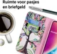 Huawei P20 Lite Portemonnee Hoesje met Vlinder Print afbeelding 3