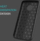 Motorola Moto G6 Plus Geborsteld TPU Hoesje Zwart afbeelding 7