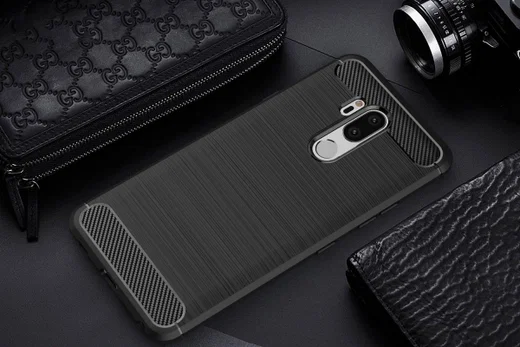 LG G7 Geborsteld TPU Hoesje Zwart afbeelding 11