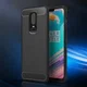 OnePlus 6 Geborsteld TPU Hoesje Zwart afbeelding 2