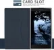 Sony Xperia L2 Flip Hoesje met Kaart Houder Donker blauw afbeelding 2