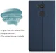Sony Xperia L2 Flip Hoesje met Kaart Houder Donker blauw afbeelding 3