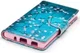 Sony Xperia XA2 Lederen Portemonnee Hoesje met Pink Flowers Print afbeelding 5