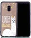Samsung Galaxy A8 (2018) Hybrid Armor Back Cover met Quote Print afbeelding 1