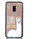 Samsung Galaxy A8 (2018) Hybrid Armor Back Cover met Quote Print afbeelding 4