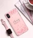Ringke Design Slim Apple iPhone X Cherry Blossom Peach Pink afbeelding 8