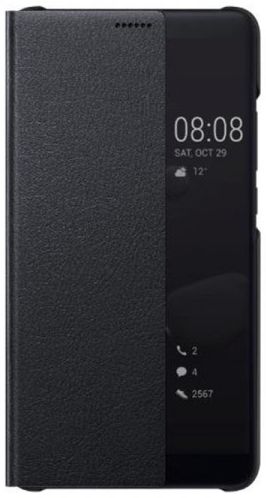Huawei P20 Originele Flip Cover Zwart afbeelding 2