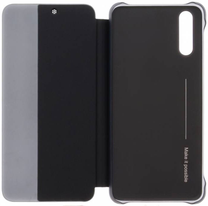 Huawei P20 Originele Flip Cover Zwart afbeelding 5