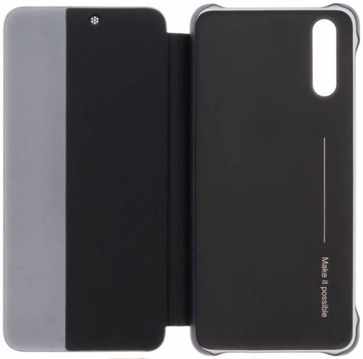Huawei P20 Originele Flip Cover Zwart afbeelding 5