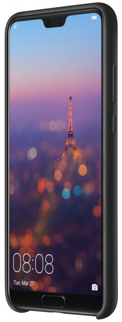 Huawei P20 Originele Silicon Case Zwart afbeelding 4