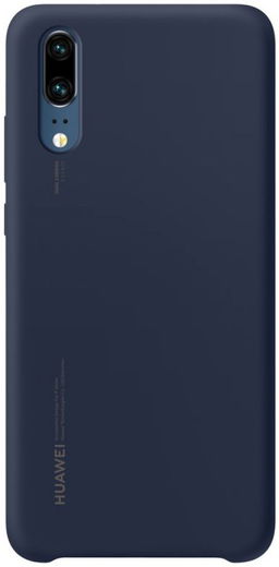 Huawei P20 Originele Silicon Case Blauw afbeelding 3